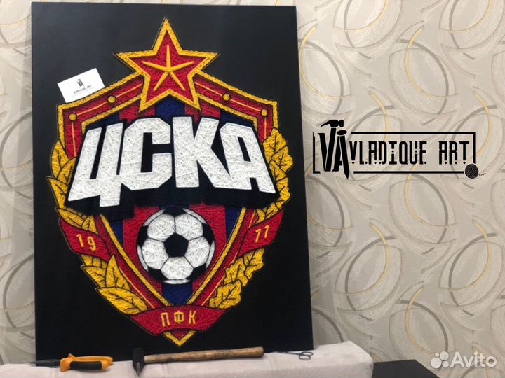 Картина ручной работы пфк «цска»