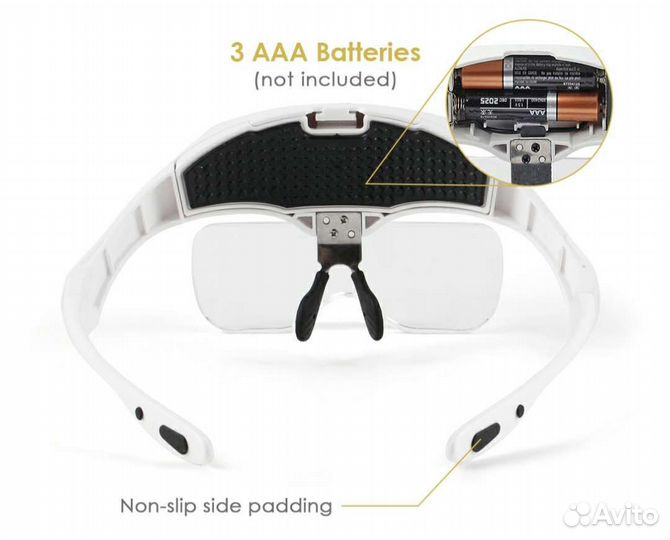 Лупа налобная с подсветкой Gorelax