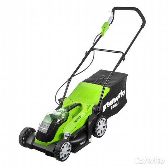 Газонокосилка аккумуляторная Greenworks G40LM35