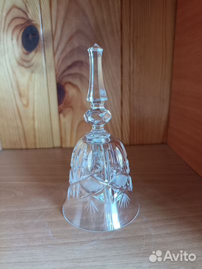 Колокольчики богемское стекло Чехословакия