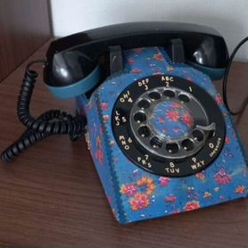 Стационарный телефон дисковый СССР