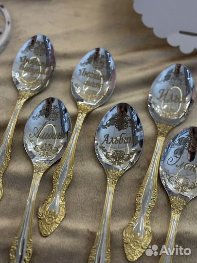 Именные ложки - нержавеющая сталь