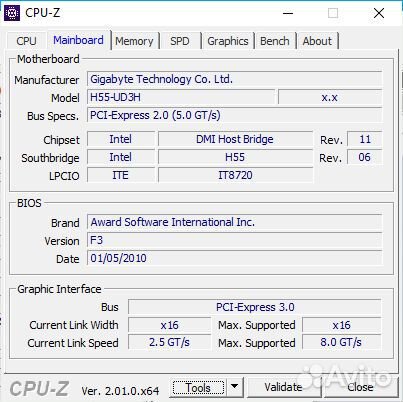 Набор Материнская плата Gigabyte Ga-h55-ud3h/Intel