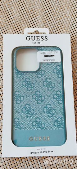 Чехол Guess для 14 Pro Max / Стекло на iPhone 6+