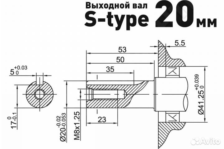 Бензиновый двигатель Carver 170FL (4-Такт/7 Л.С.)