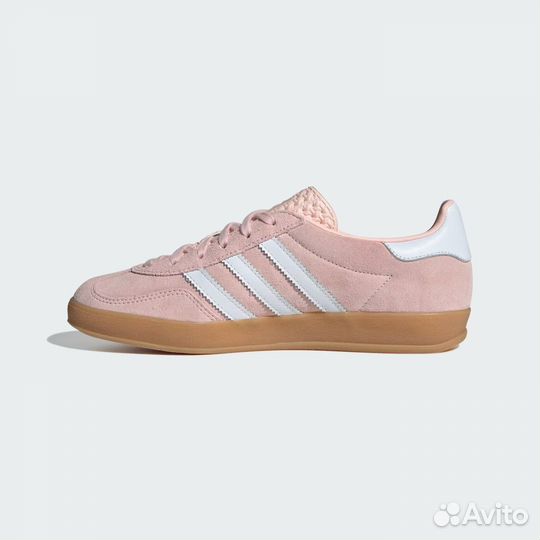 Кроссовки Adidas Gazelle indoor светло-розовые