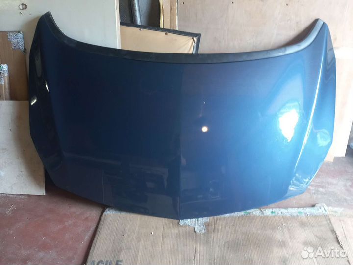 Капот на opel astra j синий бу