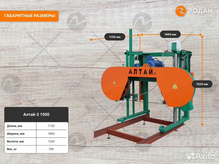 Пилорама Алтай-3 1000