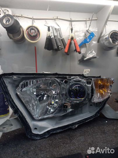 Светодиодные bi led линзы Toyota Hilender