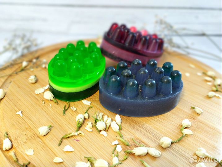 Массажное Мыло ручной работы