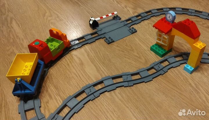 Lego duplo железная дорога 10507+10506+часть10508