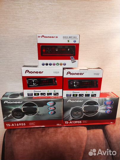 Автомагнитола Pioneer с bluetooth