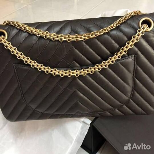 Сумка Chanel 2.55 chevron оригинал