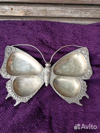 Менажница большая(бабочка) винтаж