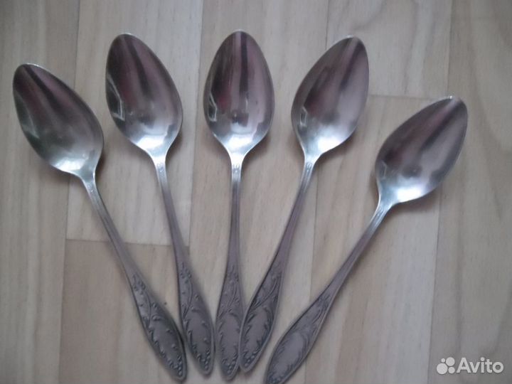Ложки, вилки мельхиор