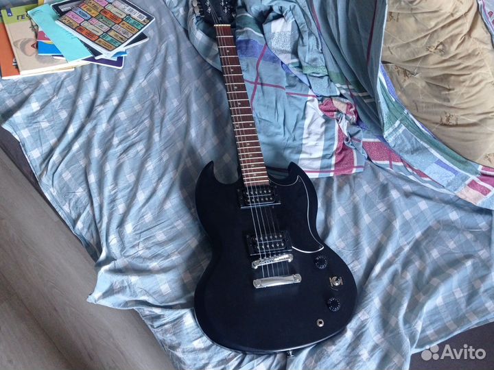 Электро гитара с комбиком epiphon sg