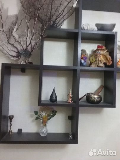 Полка настенная навесная новая