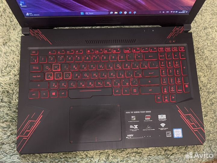 Ноутбук Asus tuf gaming fx504