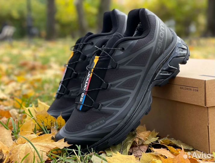 Кроссовки Salomon xt 6 gore tex черные