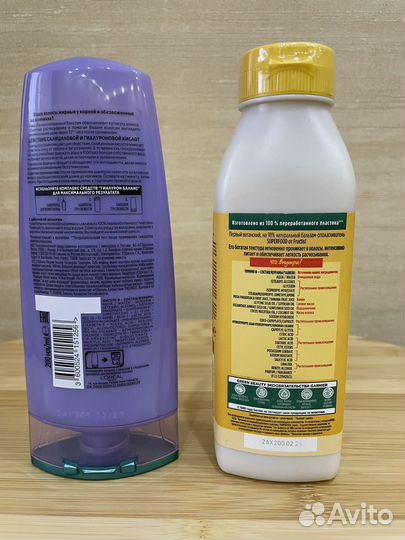 Бальзамы для волос Garnier и Elseve