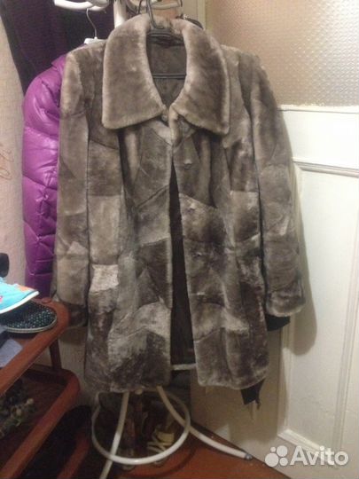 Шуба из мутона