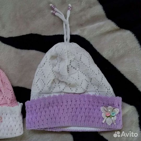 Детские шапочки для девочек