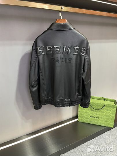 Кожаная куртка Hermes