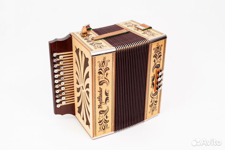 Weltmeister Vogtländer деревянный Баян