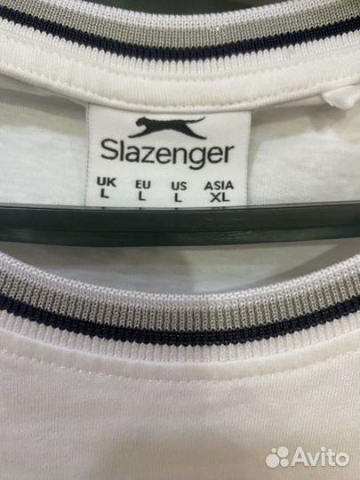 Футболка белая мужская Slazenger