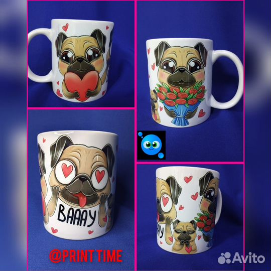 Печать на футболках, кружках и другие товары