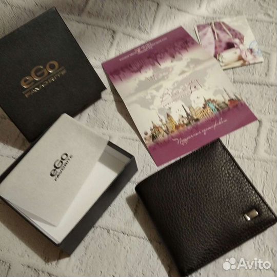 Кошелек - портмоне мужской.Натуральная кожа.Новый