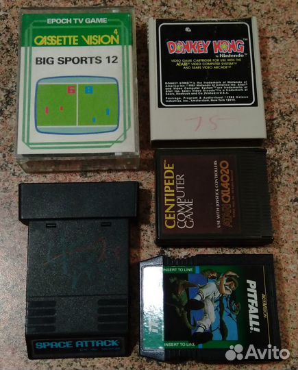 Картриджи Atari Coleco Epoch