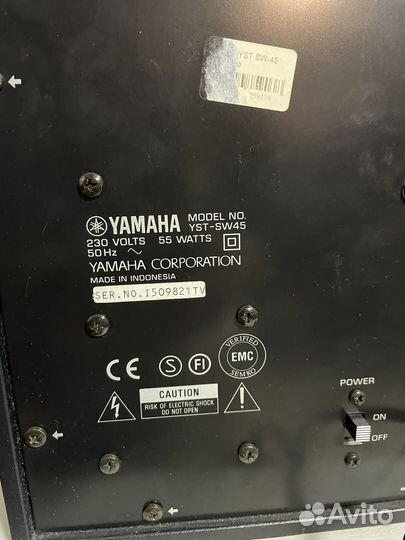 Сабвуфер Yamaha YST-SW45