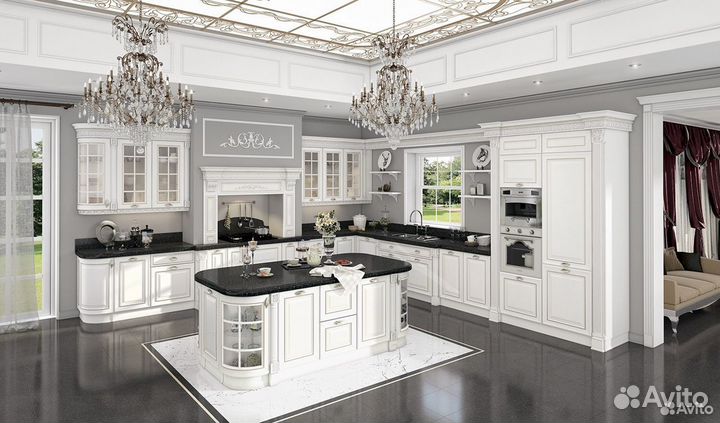 Кухни в дворцовом стиле