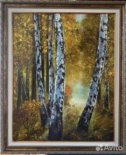 Картина маслом на холсте пейзаж