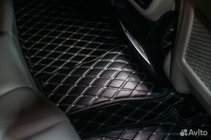 3D коврики из экокожи Mercedes GLE