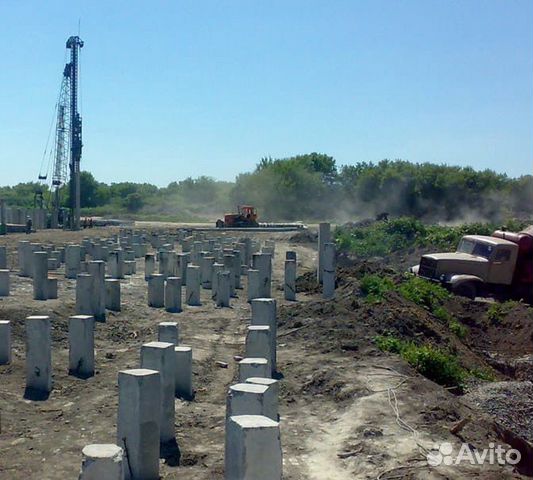 Забивка железобетонных свай по Лен области