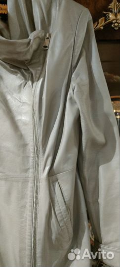 Куртка демисезонная женская кожаная р50 Турция