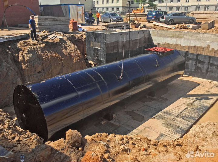 Цистерна горизонтальная 20м3. Емкость