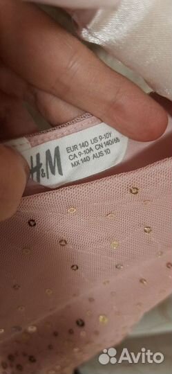 Платье нарядное H&M 140 прокат