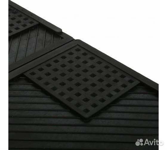 Резиновый антивибрационный коврик vortex 62x65x0,7