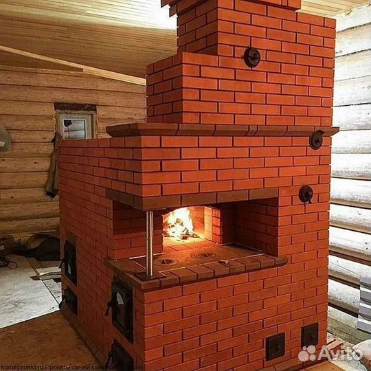 Кладка печи русская под ключ