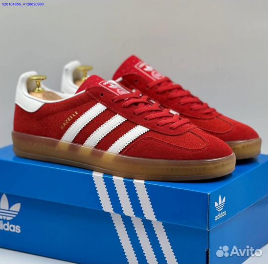 Кроссовки Adidas Gazelle Red (Арт.99410)