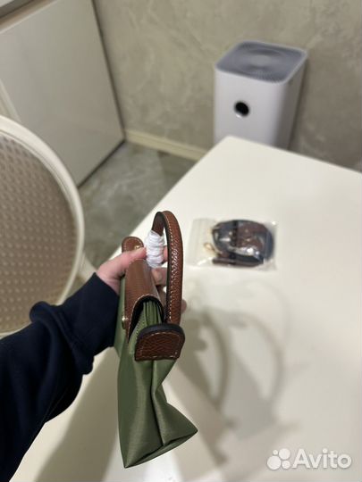 Сумка Longchamp le pliage mini (фисташковая)