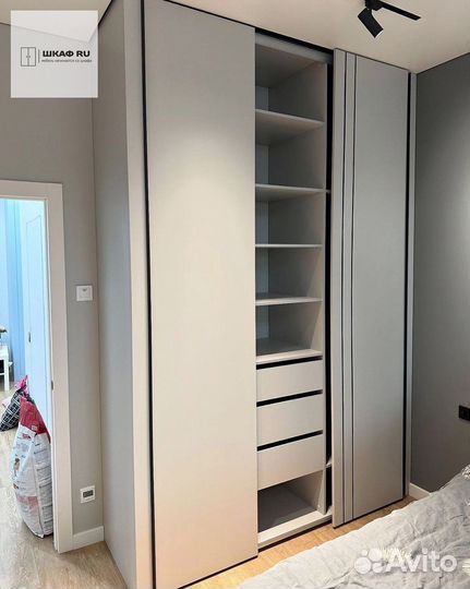 Шкаф с фрезеровкой