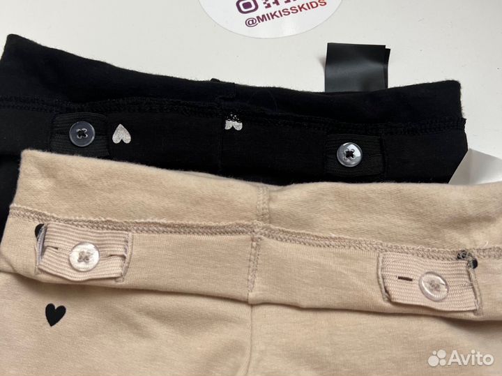 Леггинсы утепленные на флисе на девочку h&m 98 134