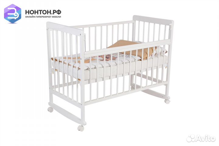 Кроватка детская Диана белая