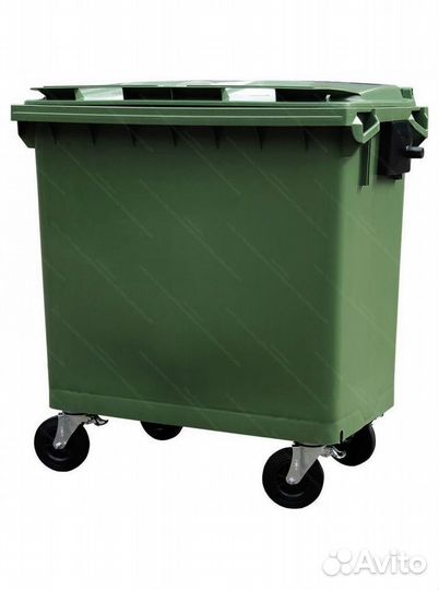 Пластиковый мусорный контейнер 770л П-3555