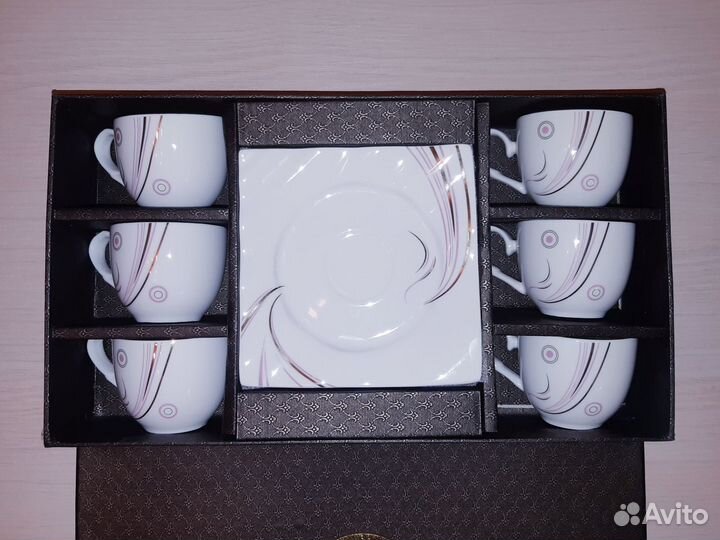 Набор кофейный (Best Home Porcelain) 12 пр., 80 мл