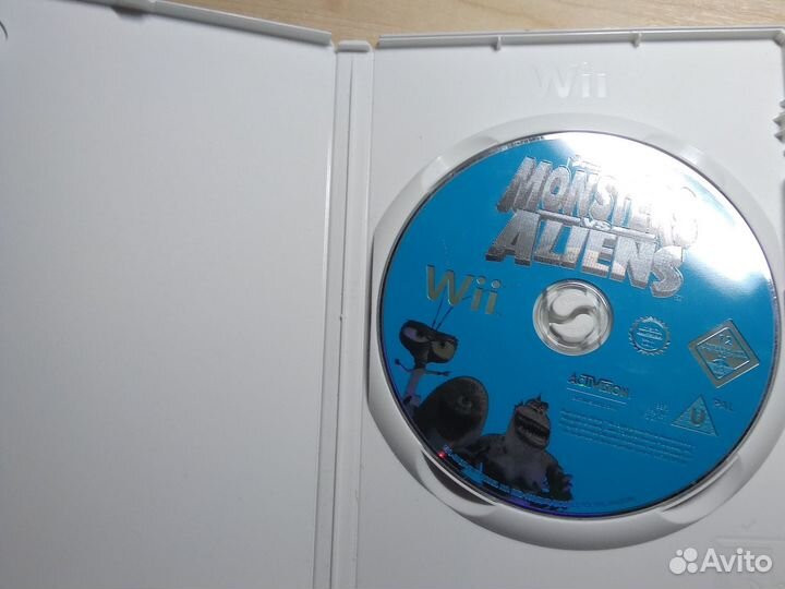 Monster vs aliens для Nintendo wii